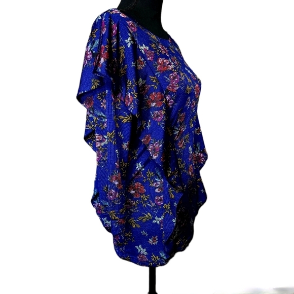 Free People Top Dock Street in Blue Combo size small - Picture 8 of 12